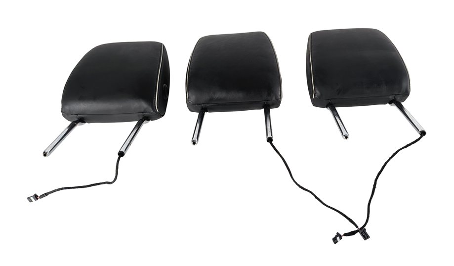 Thumbnail 3: 17-23 LAND ROVER DISCOVERY (L462) REAR 2ND ROW POWER SEAT HEADREST SET/3 (Black)