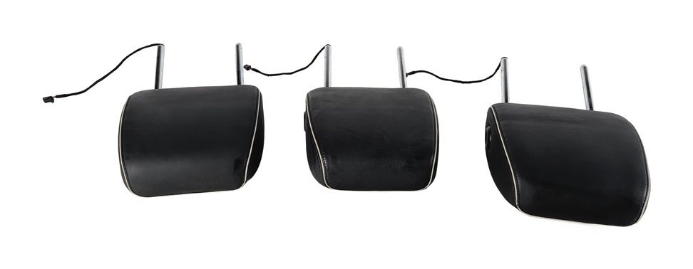 Thumbnail 6: 17-23 LAND ROVER DISCOVERY (L462) REAR 2ND ROW POWER SEAT HEADREST SET/3 (Black)