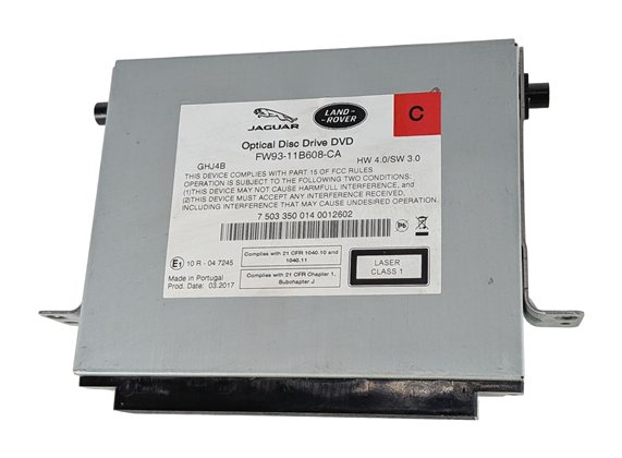 Thumbnail 4: 17-20 LAND ROVER DISCOVERY L462 AUDIO MEDIA CD DVD OPTICAL DISC DRIVE PLAYER