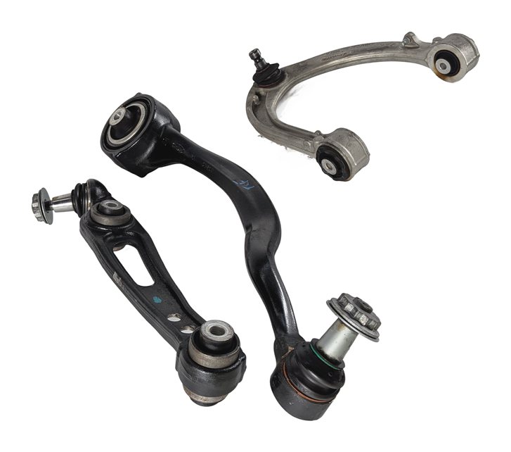 17 LAND ROVER DISCOVERY L462 FRONT RIGHT PASSENGER UPPER LOWER CONTROL ARM SET/3