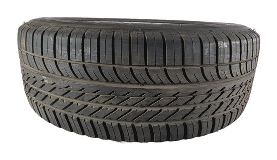 Thumbnail 3: 17-20 LAND ROVER DISCOVERY L462 20X8.5 SPLIT SPOKE WHEEL w/ TIRE SPARKLE SILVER