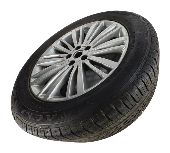 Thumbnail 4: 17-20 LAND ROVER DISCOVERY L462 20X8.5 SPLIT SPOKE WHEEL w/ TIRE SPARKLE SILVER