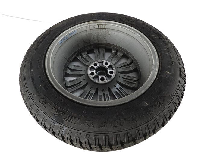 Thumbnail 7: 17-20 LAND ROVER DISCOVERY L462 20X8.5 SPLIT SPOKE WHEEL w/ TIRE SPARKLE SILVER