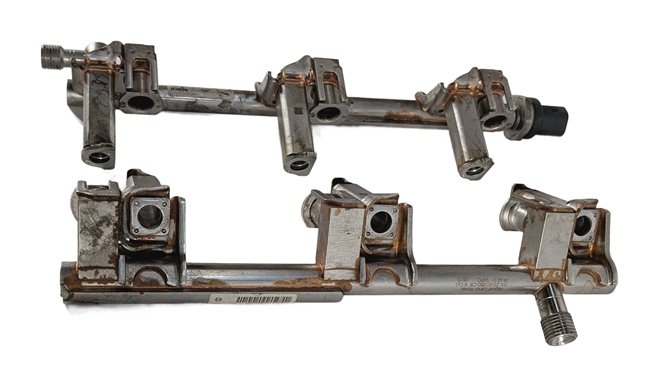 Thumbnail 5: 15-20 LAND RANGE ROVER SPORT DISCOVERY LR4 3.0L AJ126 FUEL RAIL SET/2 w/ SENSOR