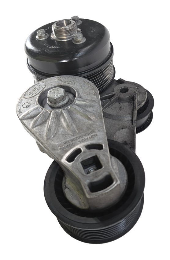 Thumbnail 4: 17-20 LAND ROVER DISCOVERY L462 3.0L AJ126 SUPERCHARGER BELT TENSIONER w/PULLEYS