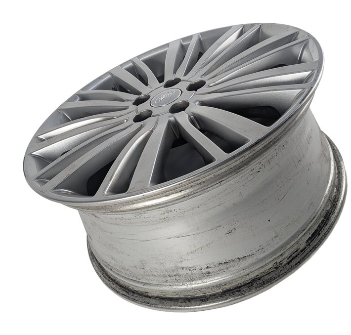Thumbnail 5: 17-20 LAND ROVER DISCOVERY L462 20 X 8.5 10 SPLIT SPOKE WHEEL RIM SPARKLE SILVER