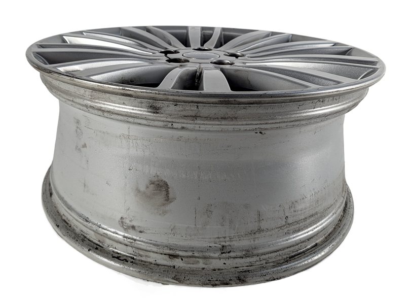 Thumbnail 2: 17-20 LAND ROVER DISCOVERY L462 20 X 8.5 10 SPLIT SPOKE WHEEL RIM SPARKLE SILVER