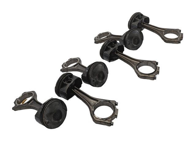 2017 LAND ROVER DISCOVERY (L462) 3.0L AJ126 ENGINE PISTON & CONNECTING ROD SET/6