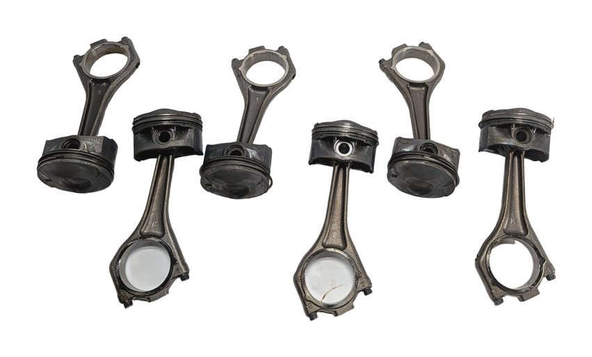 Thumbnail 3: 2017 LAND ROVER DISCOVERY (L462) 3.0L AJ126 ENGINE PISTON & CONNECTING ROD SET/6