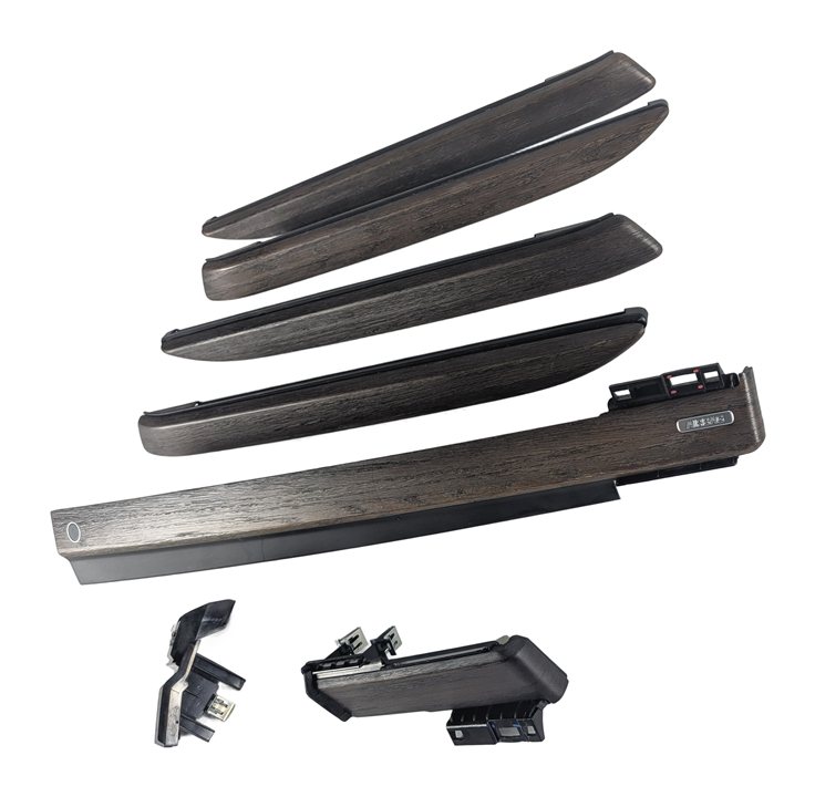 Thumbnail 4: 2017 LAND ROVER DISCOVERY L462 DASH DOOR PANEL TRIM SET/7 (Natural Shadow Oak)