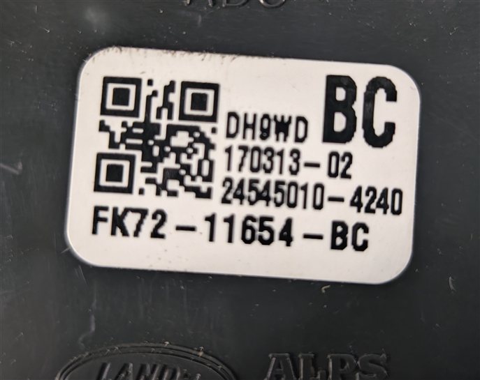 Thumbnail 10: 2017 LAND ROVER DISCOVERY (L462) LIFTGATE TAILGATE RELEASE DIMMER CONTROL SWITCH
