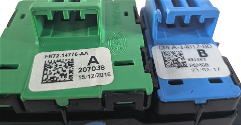 Thumbnail 9: 15-20 DISCOVERY SPORT ROVER SPORT VELAR DRIVER MEMORY SEAT SWITCH (BLACK)
