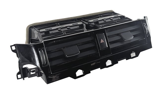 Thumbnail 3: 2017 LAND ROVER DISCOVERY L462 FRONT CENTER DASH AIR VENT HAZARD SWITCH (Black)