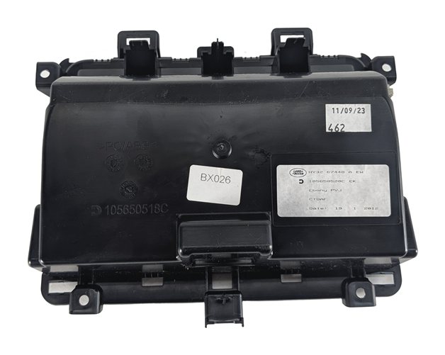 Thumbnail 8: 2017 LAND ROVER DISCOVERY L462 DASH STORAGE COMPARTMENT CUBBY BIN w/ LID (Black)