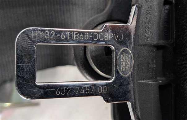 Thumbnail 10: 2017 LAND ROVER DISCOVERY (L462) REAR RIGHT 3RD ROW SEATBELT RETRACTOR (Black)