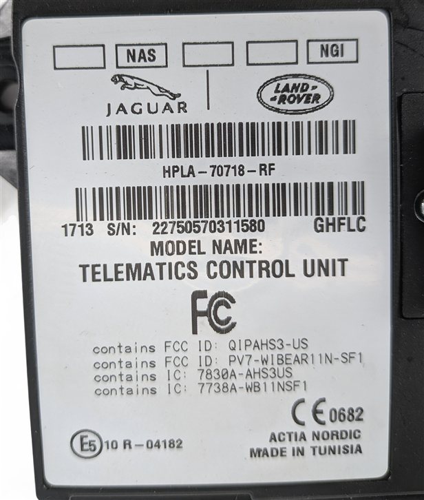 Thumbnail 9: 2017 LAND ROVER DISCOVERY (L462) TELEMATICS CONTROL UNIT TCU MODULE COMPUTER