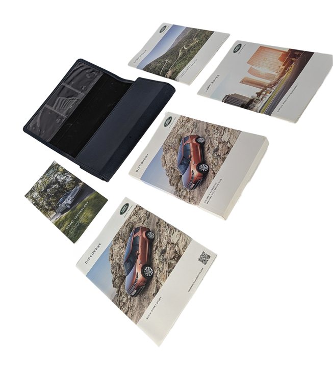 2017 LAND ROVER DISCOVERY (L462) 3.0L OWNER'S MANUAL BOOKLET w/ CASE SET/5