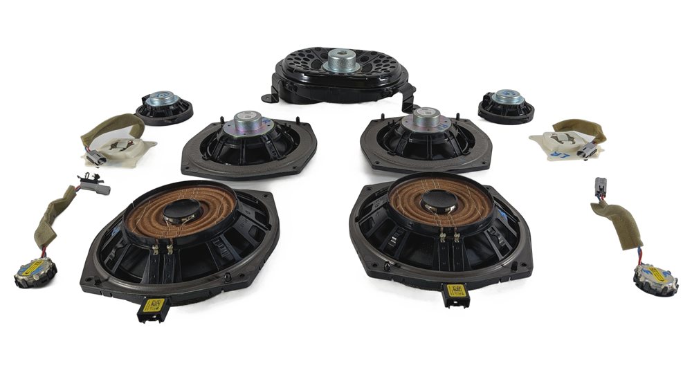 Thumbnail 3: 2017 LAND ROVER DISCOVERY (L462) AUDIO SOUND SYSTEM SPEAKER SET/11 w/ SUBWOOFER