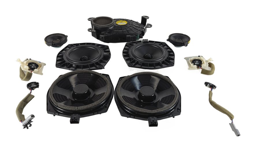 Thumbnail 7: 2017 LAND ROVER DISCOVERY (L462) AUDIO SOUND SYSTEM SPEAKER SET/11 w/ SUBWOOFER