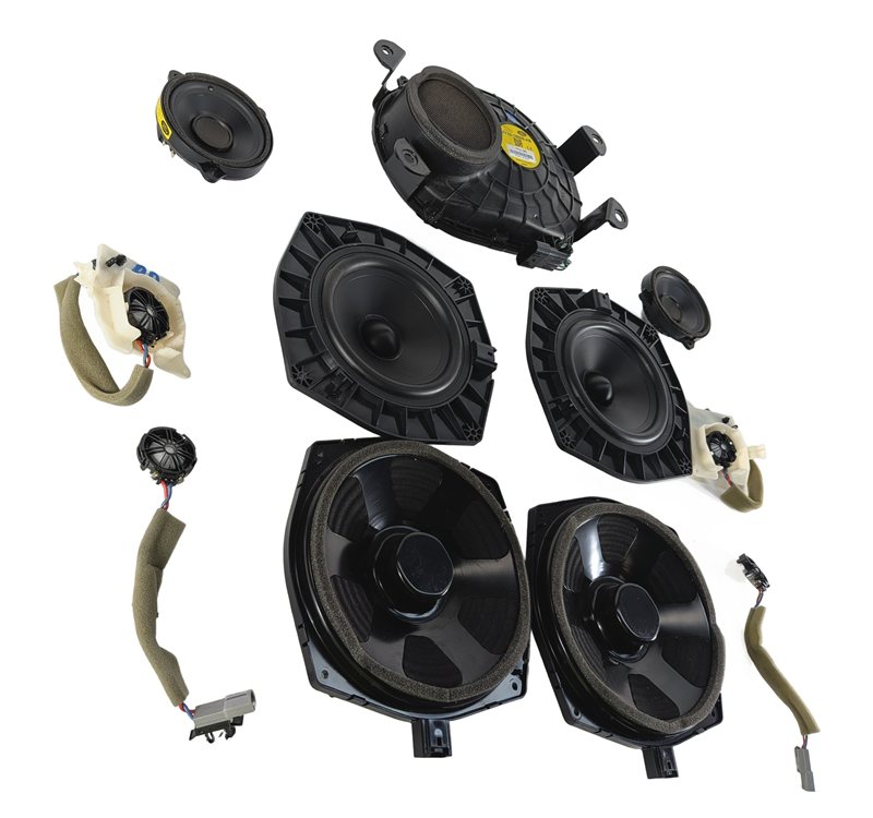 Thumbnail 9: 2017 LAND ROVER DISCOVERY (L462) AUDIO SOUND SYSTEM SPEAKER SET/11 w/ SUBWOOFER