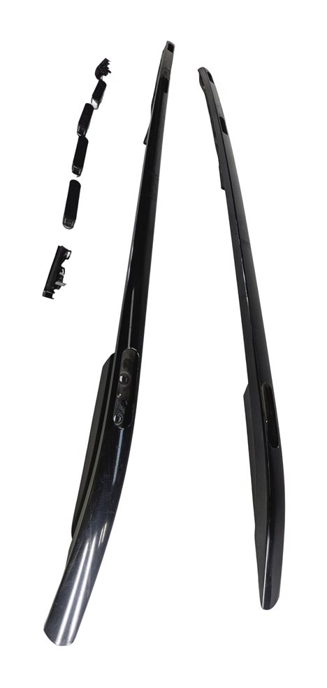 Thumbnail 5: 2017 LAND ROVER DISCOVERY (L462) LEFT & RIGHT ROOF RACK SIDE RAIL SET/2 BLACK