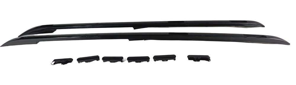 Thumbnail 6: 2017 LAND ROVER DISCOVERY (L462) LEFT & RIGHT ROOF RACK SIDE RAIL SET/2 BLACK