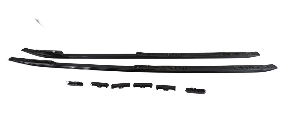 Thumbnail 7: 2017 LAND ROVER DISCOVERY (L462) LEFT & RIGHT ROOF RACK SIDE RAIL SET/2 BLACK