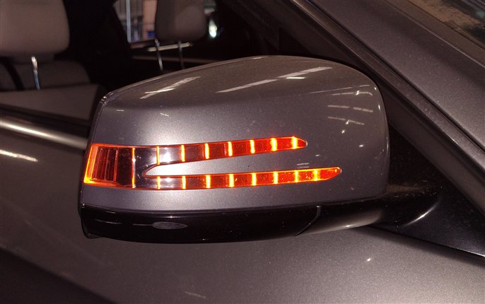 Thumbnail 2: 10-13 MERCEDES E-CLASS (W212) RIGHT HEATED MEMORY AUTODIM DOOR MIRROR (Silver)