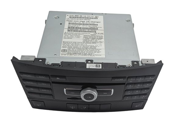 11-12 MERCEDES E-CLASS W212 COMAND APS NAV DVD CHANGER RADIO RECEIVER HEAD UNIT
