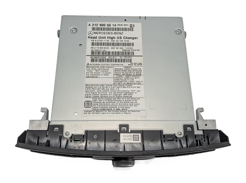 Thumbnail 3: 11-12 MERCEDES E-CLASS W212 COMAND APS NAV DVD CHANGER RADIO RECEIVER HEAD UNIT