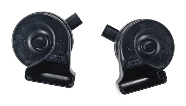08-18 MERCEDES C E GLK CLS CLASS (C218 W204 W212 X204) HIGH & LOW TONE HORN SET2