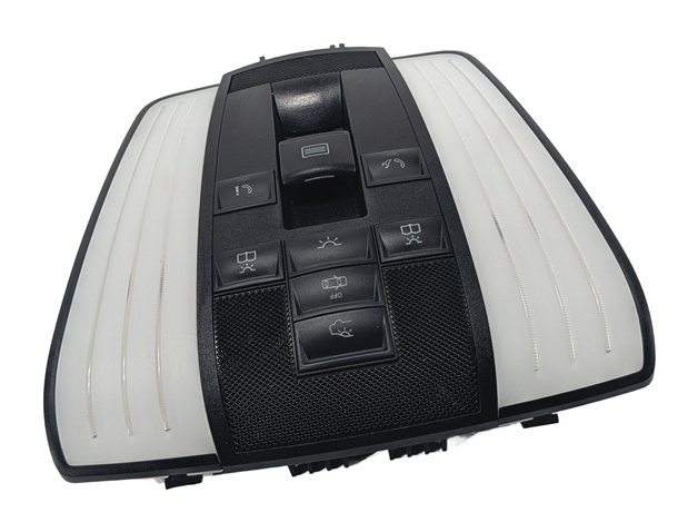 Thumbnail 4: 2010-2013 MERCEDES E350 E550 (W212) OVERHEAD CONSOLE DOME LIGHT SUNROOF (Gray)