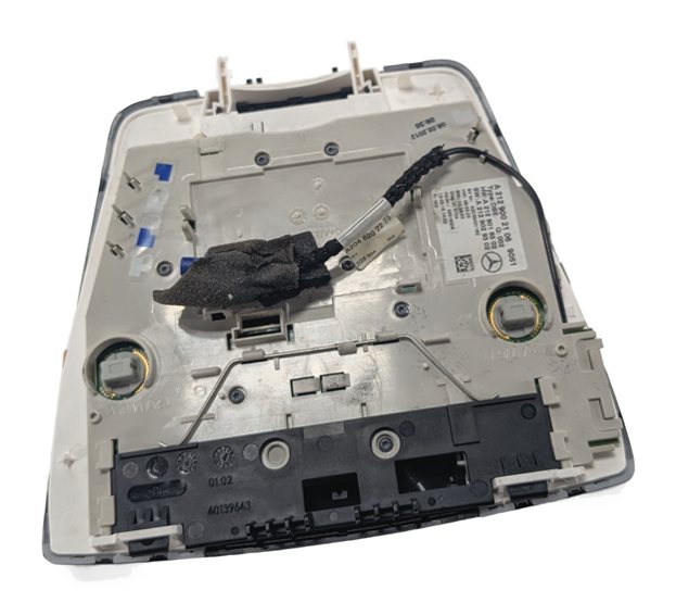 Thumbnail 6: 2010-2013 MERCEDES E350 E550 (W212) OVERHEAD CONSOLE DOME LIGHT SUNROOF (Gray)
