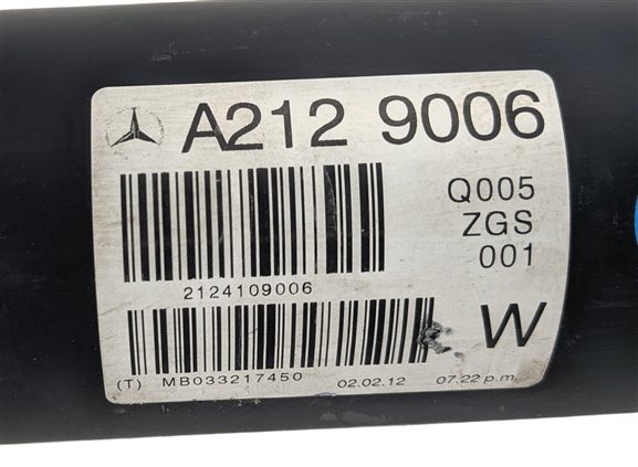 Thumbnail 7: 2010-2016 MERCEDES E350 (W212) RWD REAR DRIVESHAFT DRIVELINE DRIVE LINE SHAFT
