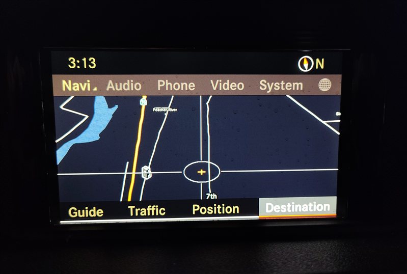 2010-2012 MERCEDES E300 E350 E550 E63 (W212) FRONT GPS NAVIGATION SCREEN 7.25"