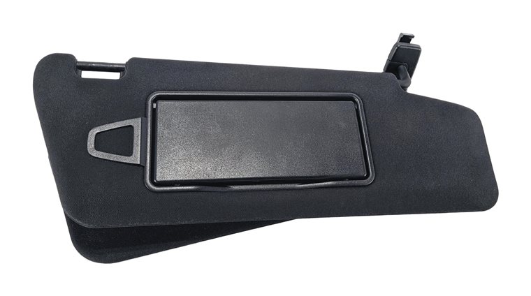 10-13 MERCEDES E350 E250 E550 (W212) RIGHT PASSENGER SUN VISOR w/MIRROR (Black)