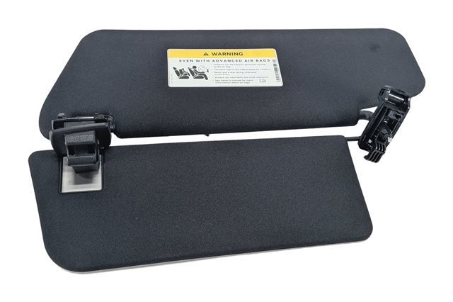 Thumbnail 2: 10-13 MERCEDES E350 E250 E550 (W212) RIGHT PASSENGER SUN VISOR w/MIRROR (Black)