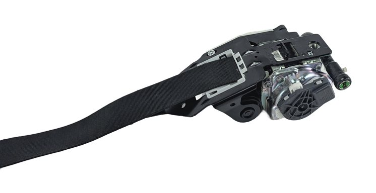 Thumbnail 5: 12-16 MERCEDES E CLS CLASS (W212 W218) LEFT DRIVER SEATBELT RETRACTOR (Black)