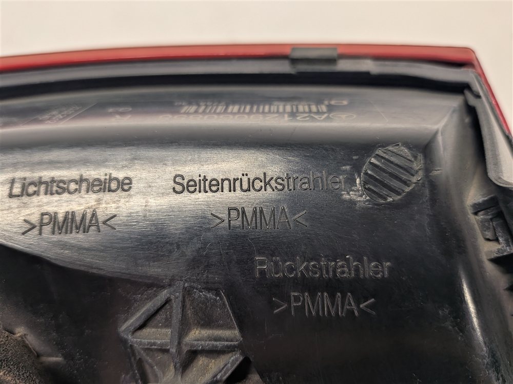 Thumbnail 10: 10-13 MERCEDES E-CLASS (W212) SEDAN RIGHT PASSENGER TAILLIGHT BRAKE LIGHT LAMP