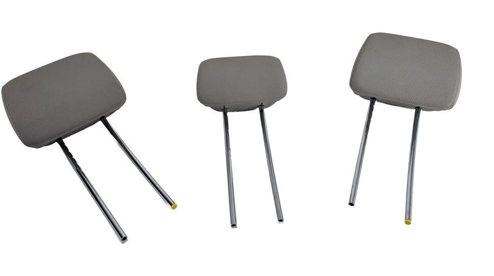 Thumbnail 2: 10-16 MERCEDES E350 E400 E550 E63 AMG W212 REAR SEAT HEADREST SET/3 (Gray)