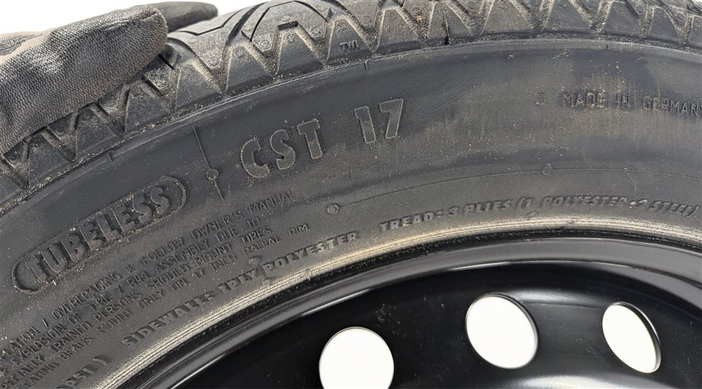 Thumbnail 6: 2010-2013 MERCEDES BENZ E300 E350 E400 E550 (W212) 17x4 SPARE TIRE WHEEL RIM