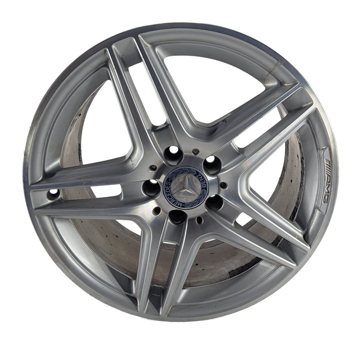 2011 MERCEDES E550 (W212) SEDAN REAR 18x9 10-SPOKE ALUMINUM AMG WHEEL RIM