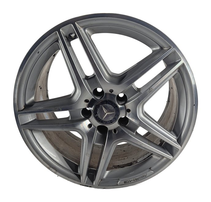 2011 MERCEDES E550 (W212) SEDAN REAR 18x9 10-SPOKE ALUMINUM AMG WHEEL RIM
