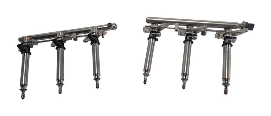 Thumbnail 2: 2012 MERCEDES E350 (W212) 3.5L (276.952) ENGINE FUEL RAIL w/ INJECTORS SET/6