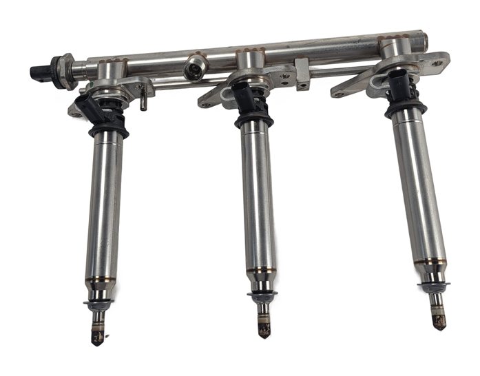 Thumbnail 4: 2012 MERCEDES E350 (W212) 3.5L (276.952) ENGINE FUEL RAIL w/ INJECTORS SET/6