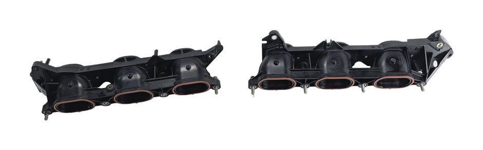 Thumbnail 2: 12-18 MERCEDES C E GLK W204 W207 X204 3.5L LEFT & RIGHT LOWER INTAKE MANIFOLD