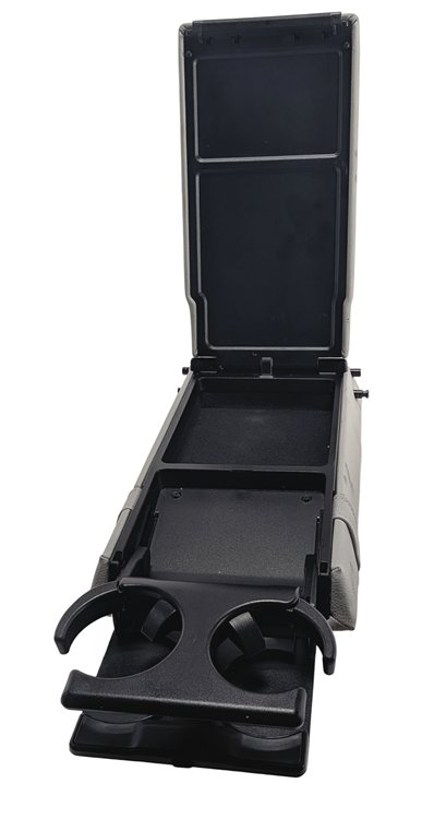 Thumbnail 8: 10-16 MERCEDES E GLK (W212 X204) REAR SEAT CONSOLE ARMREST CUP HOLDER (Gray)