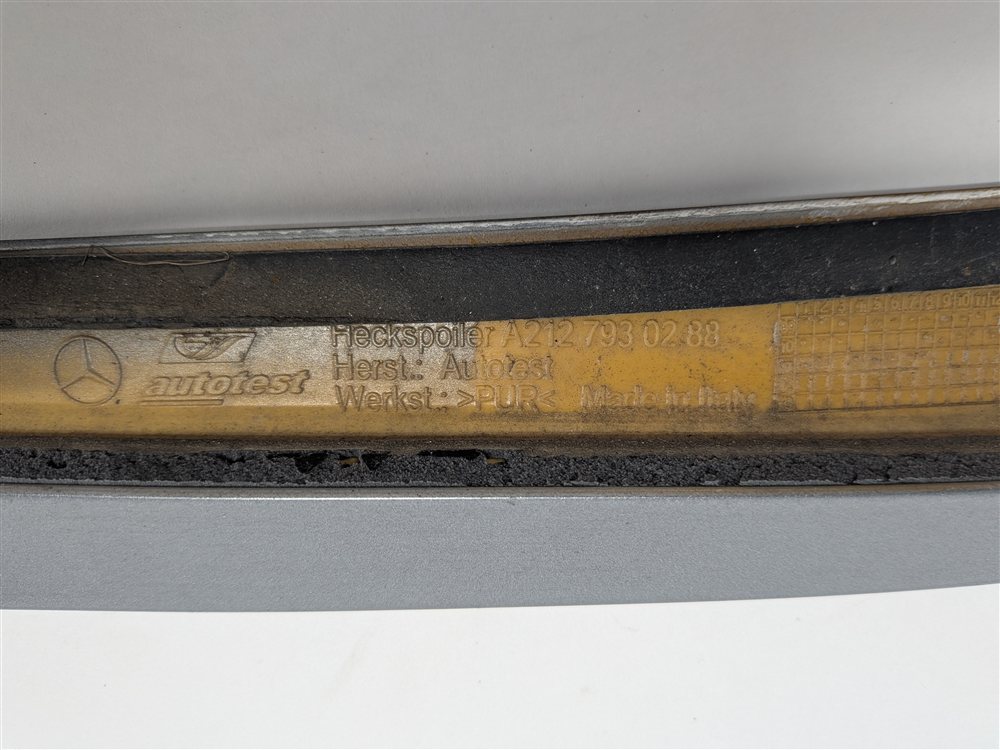 Thumbnail 7: 2010-2016 MERCEDES E350 E250 E550 E63 (W212) REAR TRUNK LID SPOILER WING(Silver)