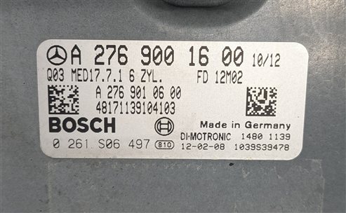 Thumbnail 8: 12-13 MERCEDES C350 E300 E350 SLK350 (W204 C204 W212 W172) 3.5L ENGINE MODULE