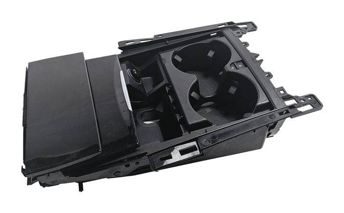 2012 MERCEDES E350 W212 FRONT CENTER CONSOLE CUP HOLDER ASHTRAY TRIM COVER (Ash)